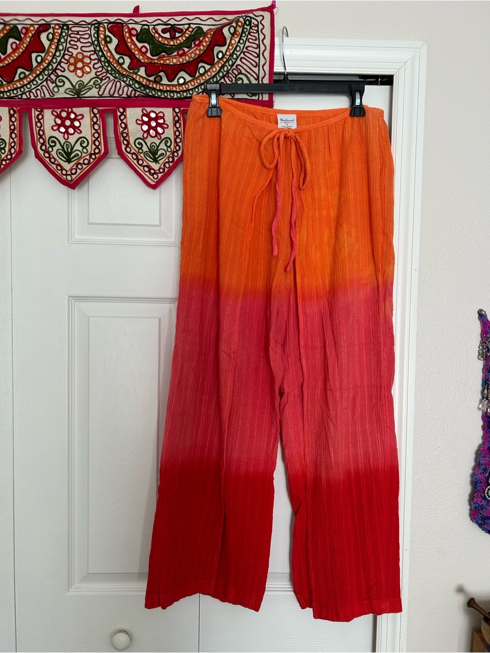 Boho wide leg wrap pants